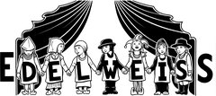 Edelweiss, dessin d’enfants tenant les lettres du nom